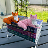 Perchling Fox | Shelf Sitter | Bookshelf decor