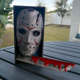 Hockey Mask Slasher Nook | Horror Decor