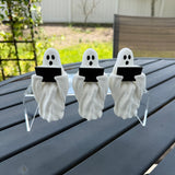 Reading Ghost Bookshelf Decor