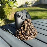 Mound of Skulls Controller Holder | PlayStation and Xbox | Decor | Hand Painted | Gothic | Horror |