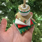 Bookish Ornament | Hot Cocoa | Coffee | Christmas | Xmas Tree Decor