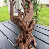 Haunted Tree Bookshelf Decor Hand Painted Gothic Horror 3d printed