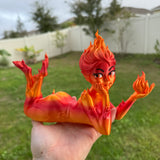Fire Sprite | Bookshelf Decor | Fantasy |