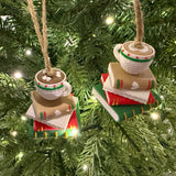 Bookish Ornament | Hot Cocoa | Coffee | Christmas | Xmas Tree Decor