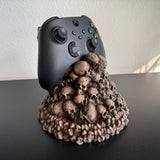 Mound of Skulls Controller Holder | PlayStation and Xbox | Decor | Hand Painted | Gothic | Horror |