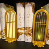 Bird Cage Tealight Book Nook | Bookshelf Decor
