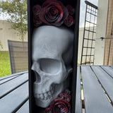 Skull Book Nook Book End Thin Version Bookshelf Decor-Create Fantasy Crafts
