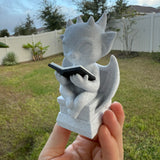 Reading Gargoyle | Bookshelf Decor