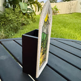 Gothic Window Tealight Book Nook | Stag and Hawk | Bookshelf Decor
