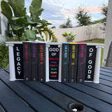 Legacy Of Gods Book Nook Set | Officially Licensed | Rina Kent | Bookshelf Decor | Bookish Merch