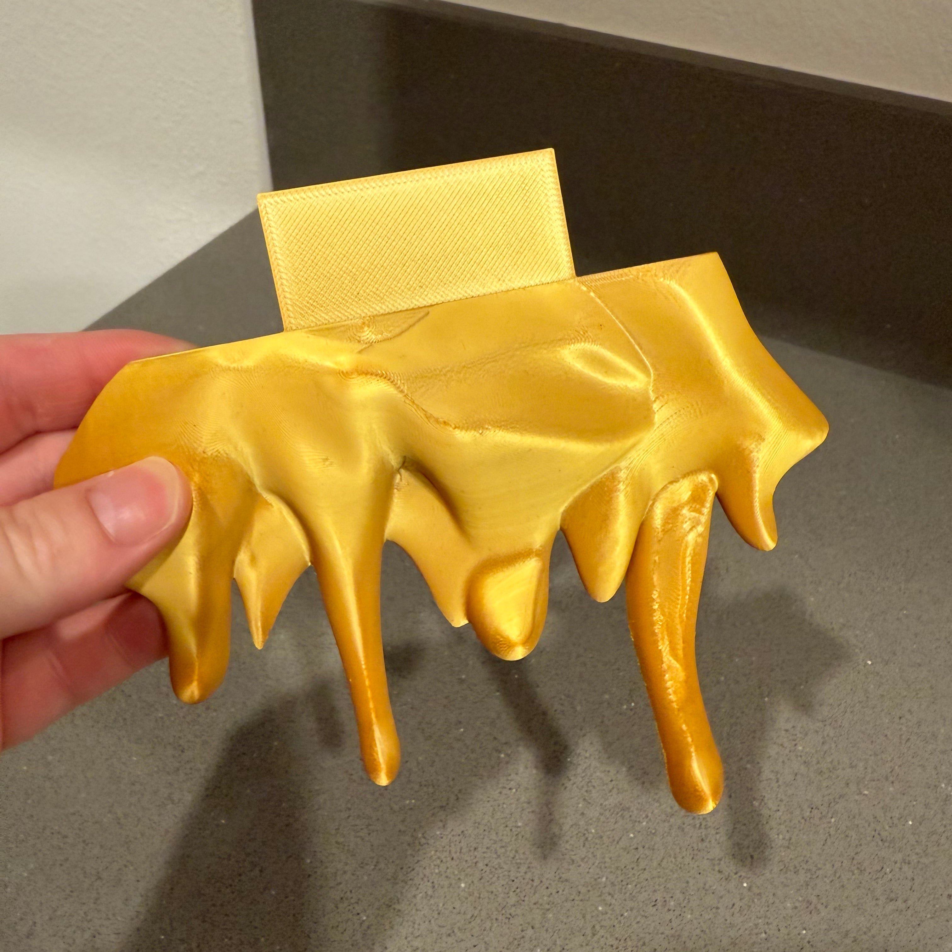 Gold Drip insert - Bookshelf Decor Bookish Merch-Create Fantasy Crafts