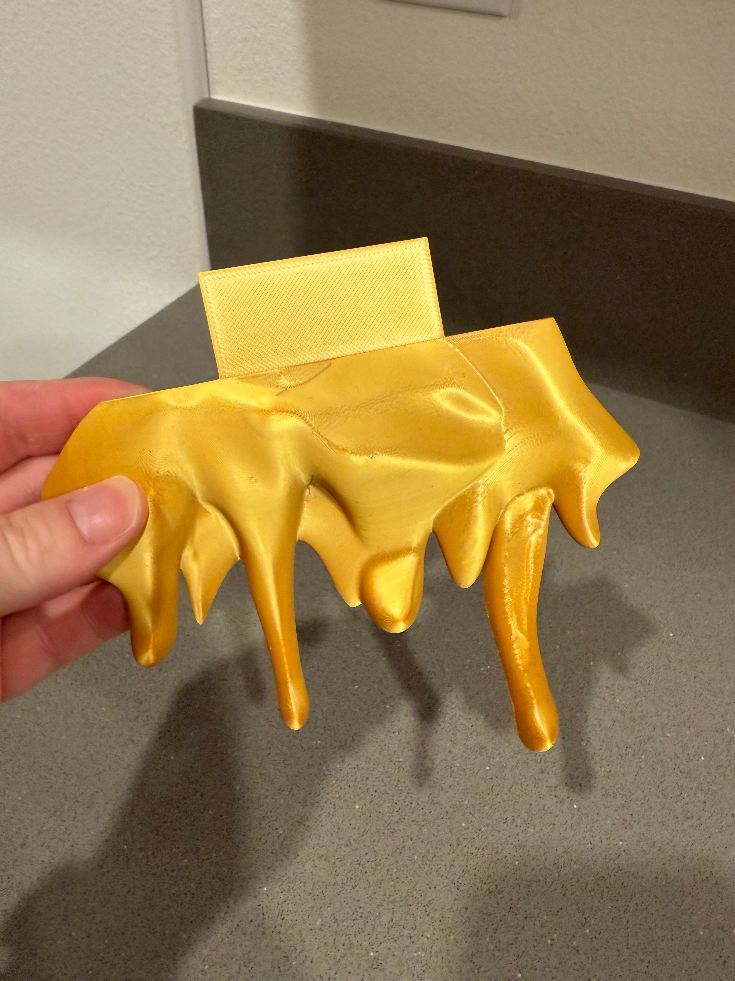 Gold Drip insert - Bookshelf Decor Bookish Merch-Create Fantasy Crafts