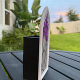 Gothic Window Tealight Book Nook | Mountain Sky | Bookshelf Decor