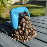Mound of Skulls Controller Holder | PlayStation and Xbox | Decor | Hand Painted | Gothic | Horror |