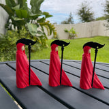 Scythe Figure Decor | Red Reaper | Bookshelf Decor