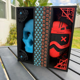 Mask and Skull Book Nook set | Bookish Merch | Bookshelf Decor | Dark Romance