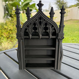 Mini Bookshelf | Cathedral | Gothic Book Shelf Decor