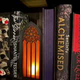 Gothic Window Tealight Book Nook | Cathedral | Bookshelf Decor