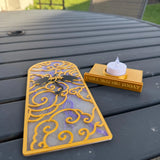 Dragon Lightning Storm Tealight Book Nook 3D Printed Bookshelf Decor