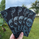 Glow in the Dark Skull Bookmark