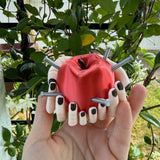 Pierced Apple Decor | Bookshelf Decor Bookish Merch