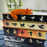 Sleeping Cat Perchling | Shelf Sitter | Bookshelf decor