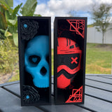 Mask and Skull Book Nook set | Bookish Merch | Bookshelf Decor | Dark Romance