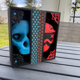 Mask and Skull Book Nook set | Bookish Merch | Bookshelf Decor | Dark Romance