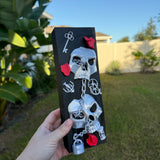 Skull and Chains Book Nook | Bookshelf Decor | Bookish Merch | Dark Romance