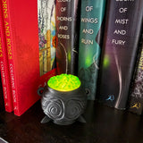 Cauldron Tealight Holder Bookshelf Decor Cute Spooky Decor 3d printed
