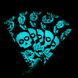 Glow in the Dark Skull Bookmark