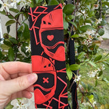 Glow In Dark Mask Bookmark - Made with HueForge
