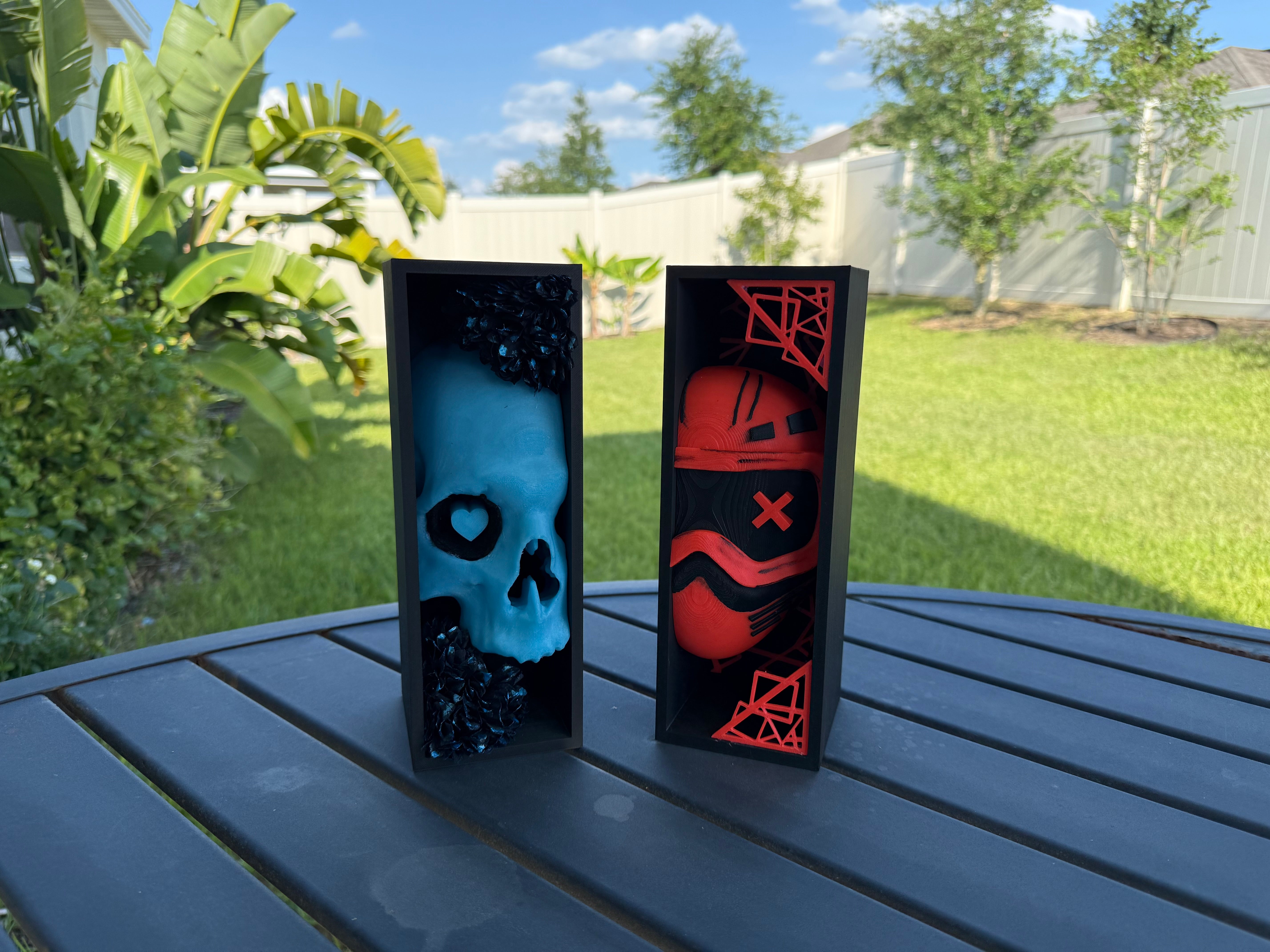 Mask and Skull Book Nook set | Bookish Merch | Bookshelf Decor | Dark Romance-Create Fantasy Crafts