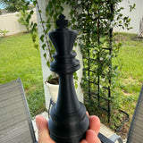 King and Queen Chess Pieces | Bookshelf Decor