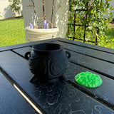 Cauldron Tealight Holder Bookshelf Decor Cute Spooky Decor 3d printed