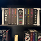 Legacy Of Gods Book Nook Set | Officially Licensed | Rina Kent | Bookshelf Decor | Bookish Merch