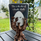 Haunted Tree Kindle Stand | Bookshelf Decor Hand Painted Gothic Horror