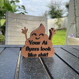 No AI Flyers | Your Ai Flyers look like... | Table Top Vendor, Author, Artist Sign