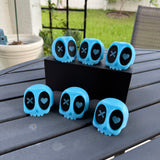 Glow Blue Skull Bookshelf Decor-Create Fantasy Crafts