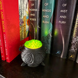 Cauldron Tealight Holder Bookshelf Decor Cute Spooky Decor 3d printed