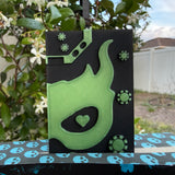 Glow In Dark Poker Mask Bookmark - Made with HueForge