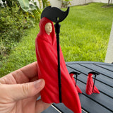 Scythe Figure Decor | Red Reaper | Bookshelf Decor