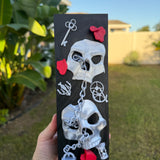 Skull and Chains Book Nook | Bookshelf Decor | Bookish Merch | Dark Romance
