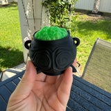 Cauldron Tealight Holder Bookshelf Decor Cute Spooky Decor 3d printed