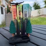Raven book decor set | Bookshelf Shelf Decor