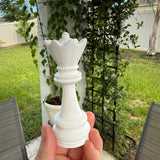 King and Queen Chess Pieces | Bookshelf Decor