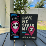 Love Me Stalk Me Booknook | Officially Licensed with Author Laura Bishop | Bookshelf Decor Bookish Merch