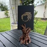 Haunted Tree Bookshelf Decor Hand Painted Gothic Horror 3d printed