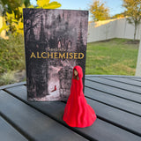 Cloaked Female Bookshelf Decor Bookish Merch - Customizable Colors