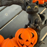 Pumpkin Kitty Wreath
